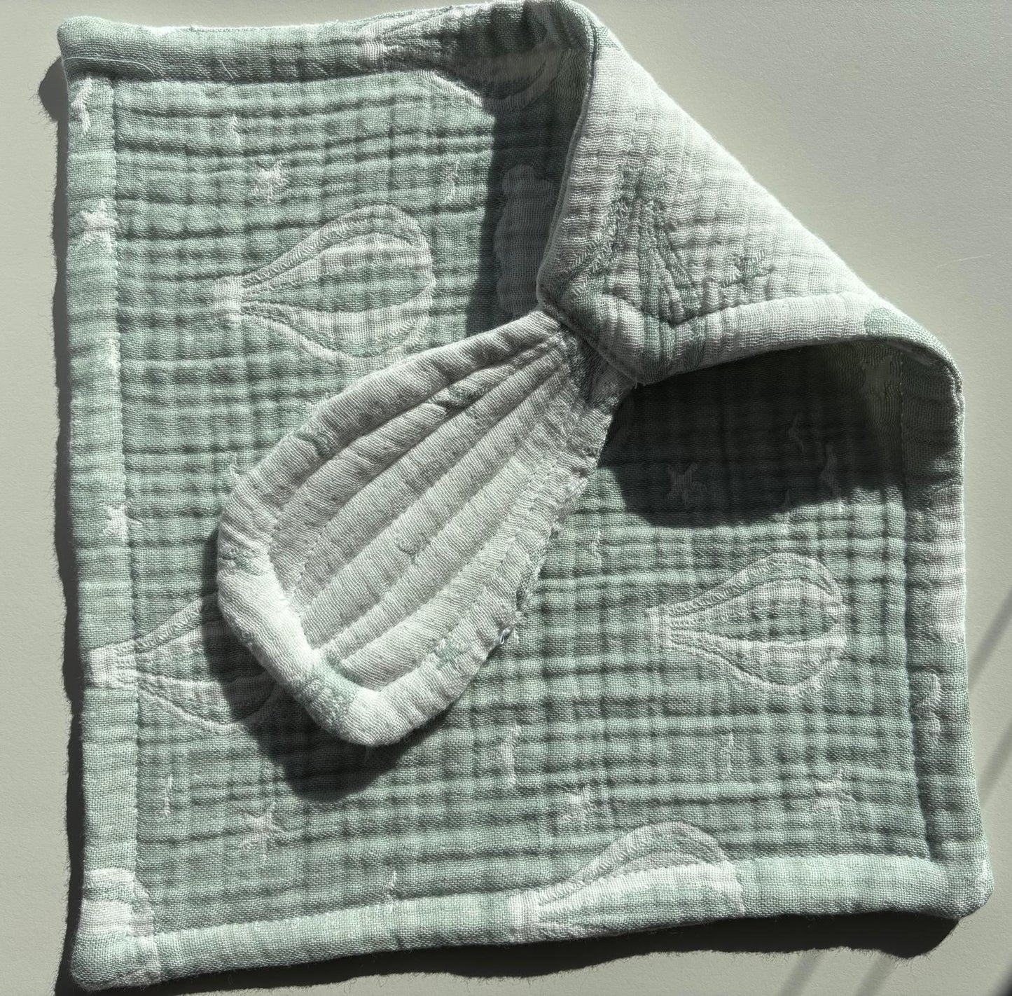 Mint luftballong snuttefilt (26x26)