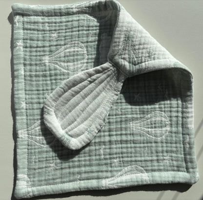 Mint luftballong snuttefilt (26x26)