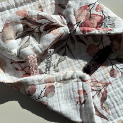 Höst grenar mönstrad snuttefilt (32x32)